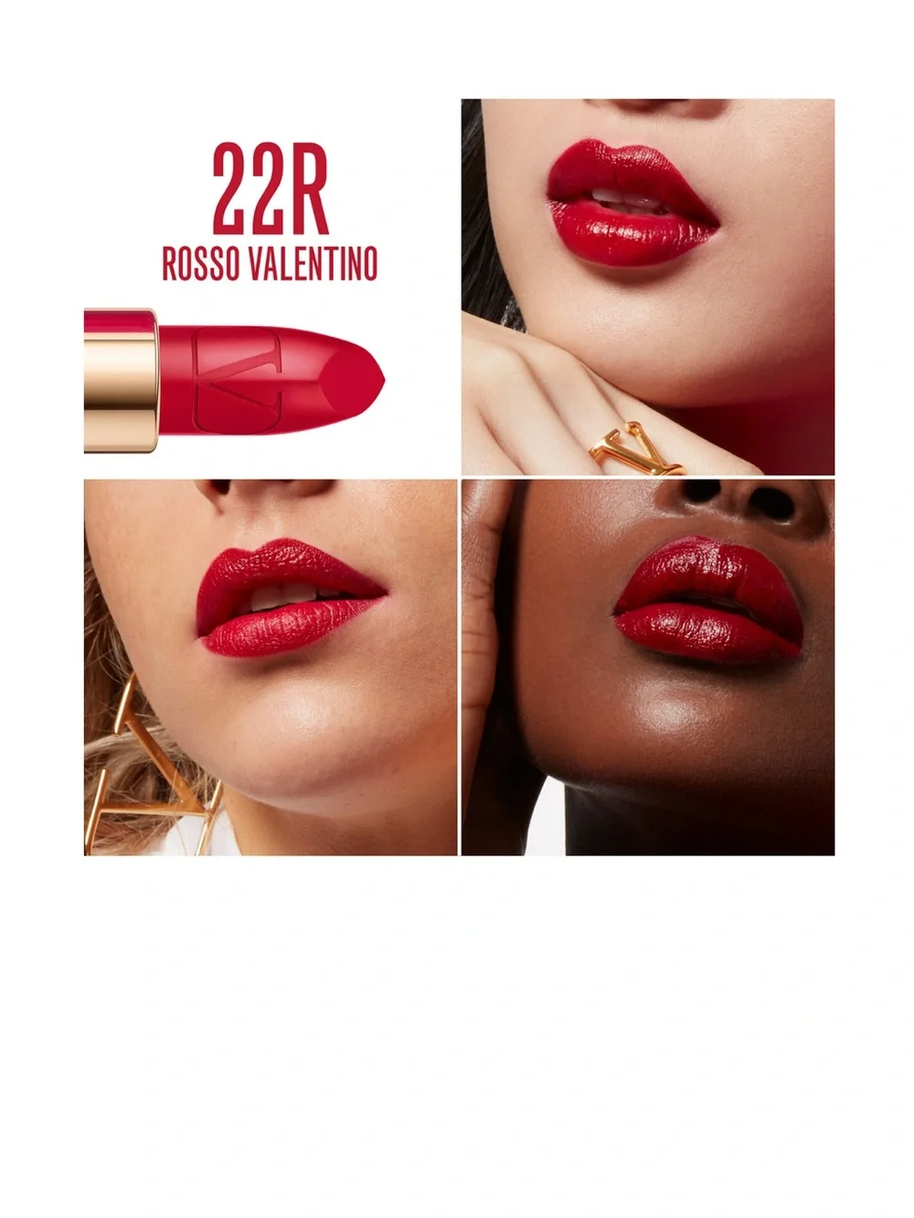 Valentino Rosso Valentino Satin Lipstick - shade 22R